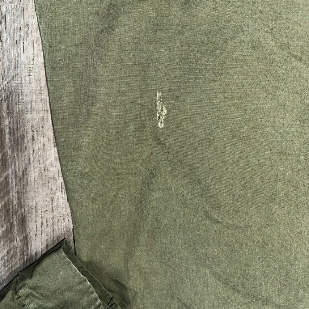 Vintage Vietnam era 1967 Military Olive green shirt Fatigue leisure combat shirt - Picture 7 of 10